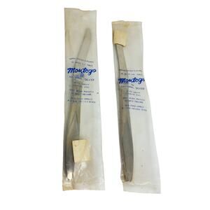 Vintage Nasco MONTEGO Stainless Flatware Japan Steak Knives SET OF 2